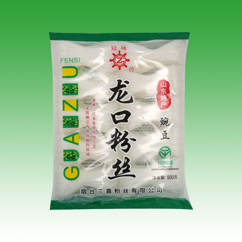 冠珠纯绿豆500g龙口粉丝扎把