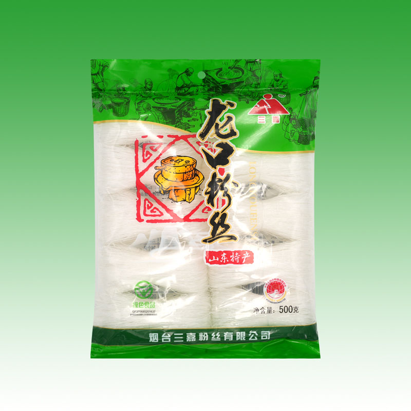 三嘉春雨500g龙口粉丝扎把