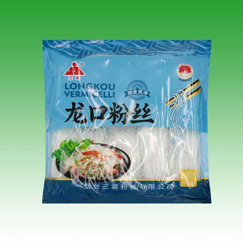 三嘉菜盘500g龙口粉丝定型
