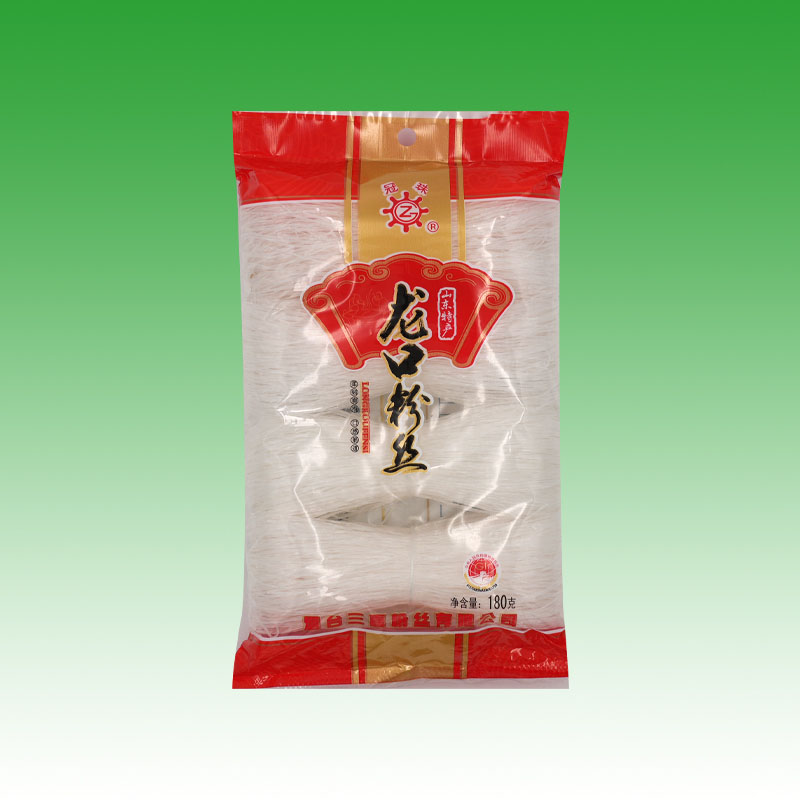 冠珠扇形180g龙口粉丝红扎把