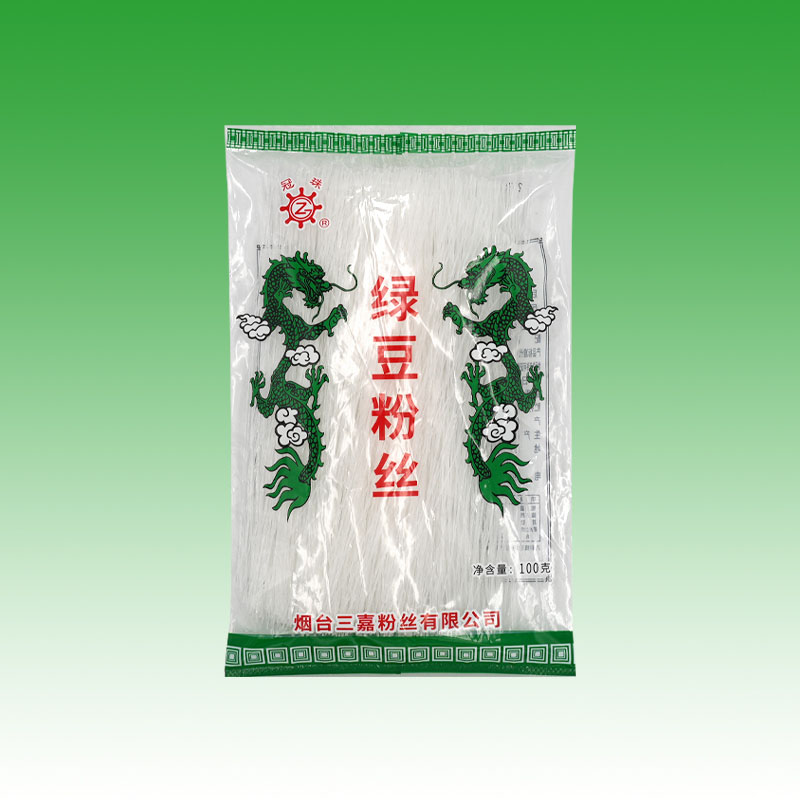 冠珠绿双龙100g绿豆粉丝切丝