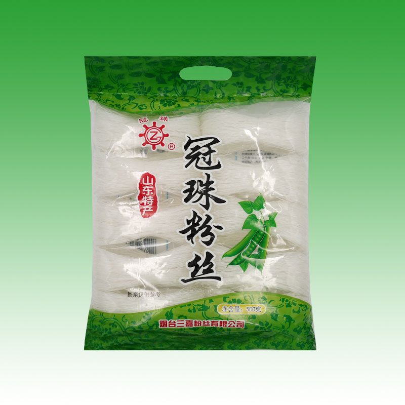 冠珠绿豆芽500g冠珠粉丝黑字扎把