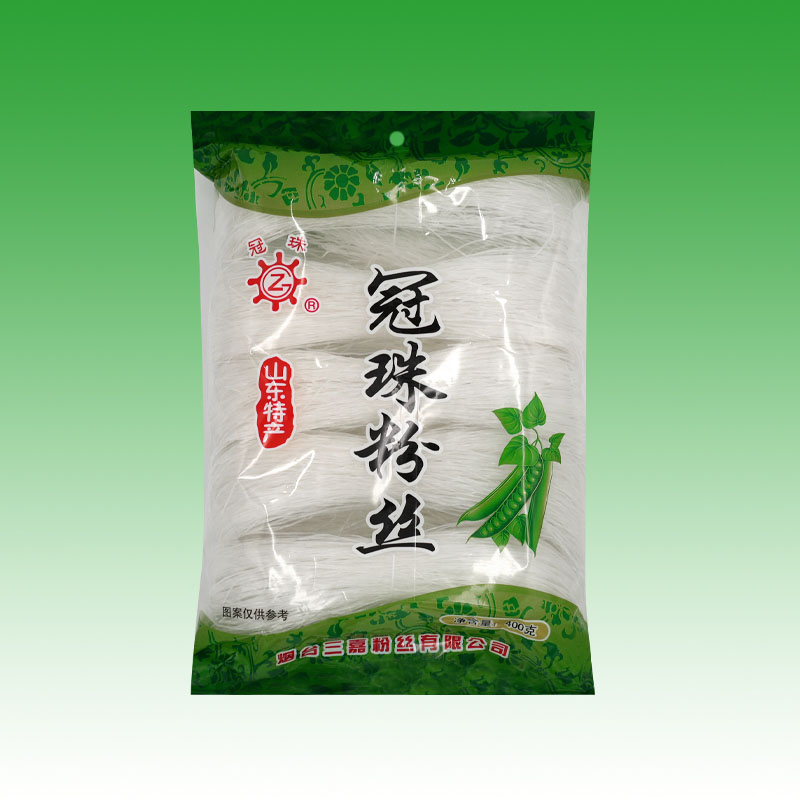 冠珠绿豆芽400g冠珠粉丝黑字扎把