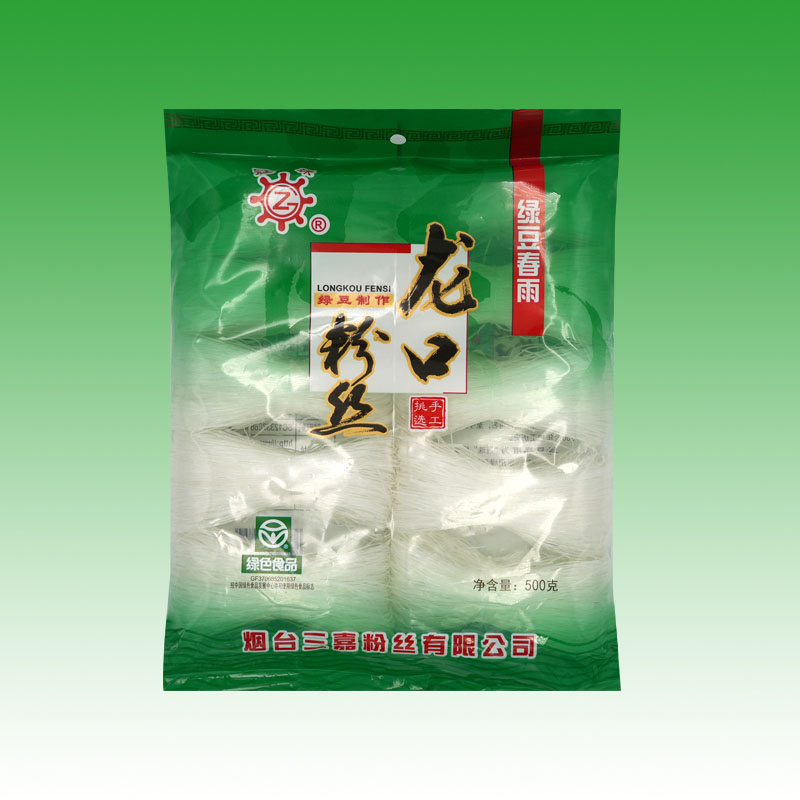 冠珠绿豆春雨500g龙口粉丝扎把