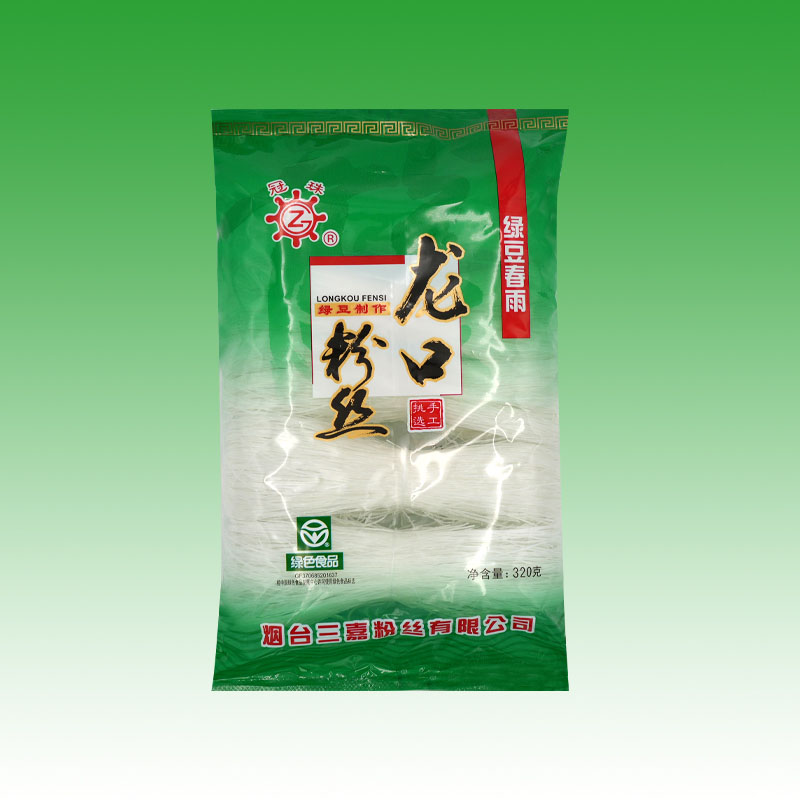 冠珠绿豆春雨320g龙口粉丝扎把