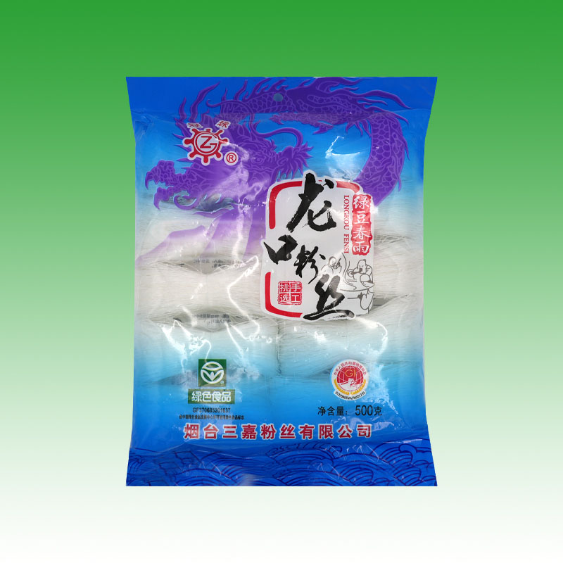 冠珠蓝龙500g龙口粉丝扎把